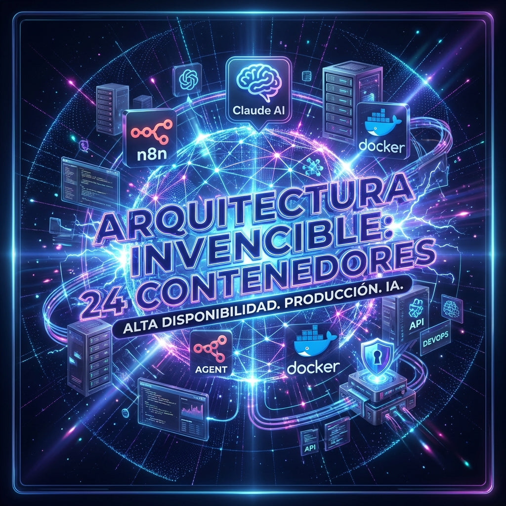 Arquitectura de Alta Disponibilidad: 24 Containers en Producción