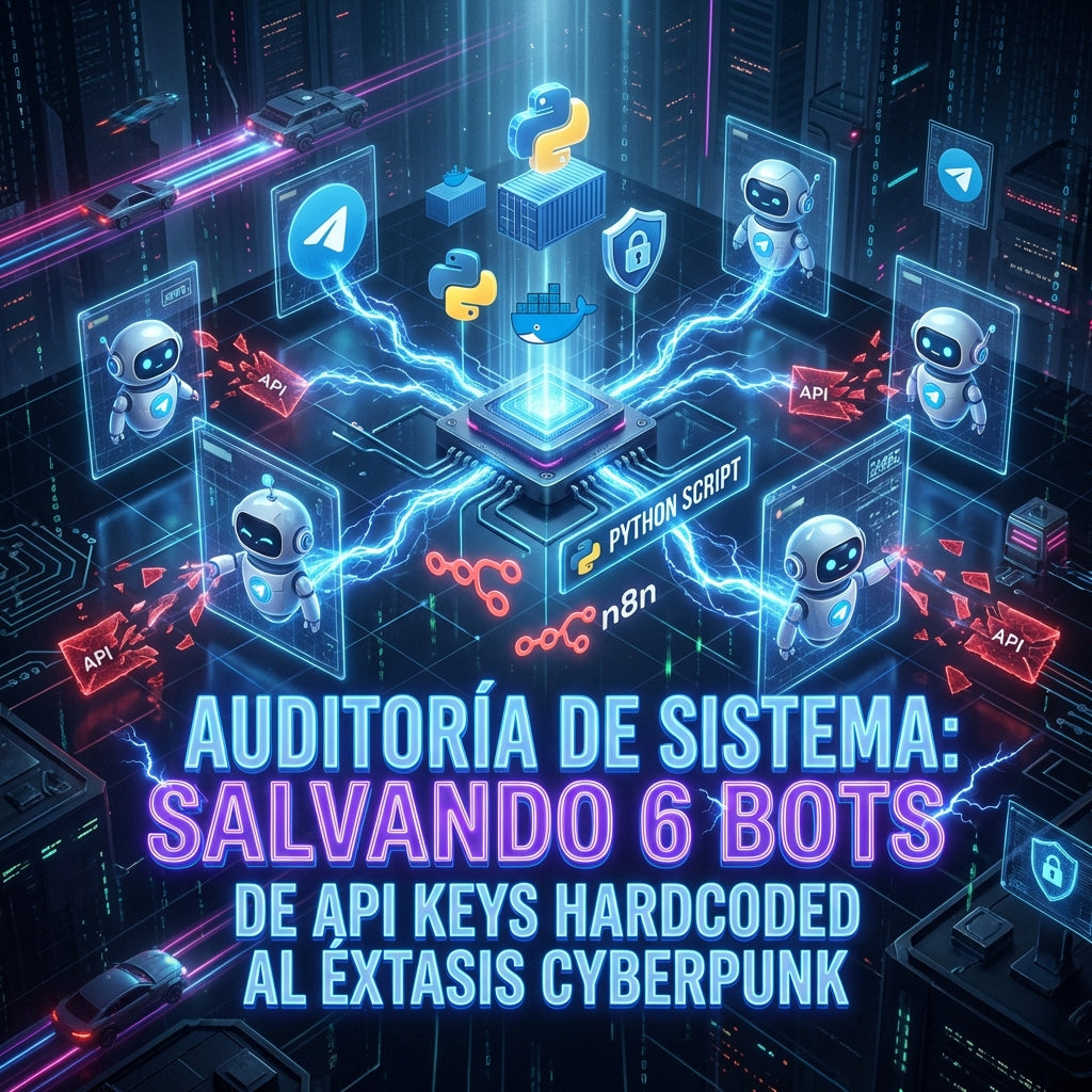Auditoría de Sistema Multi-Bot: Cómo Corregimos API Keys Hardcoded en Producción
