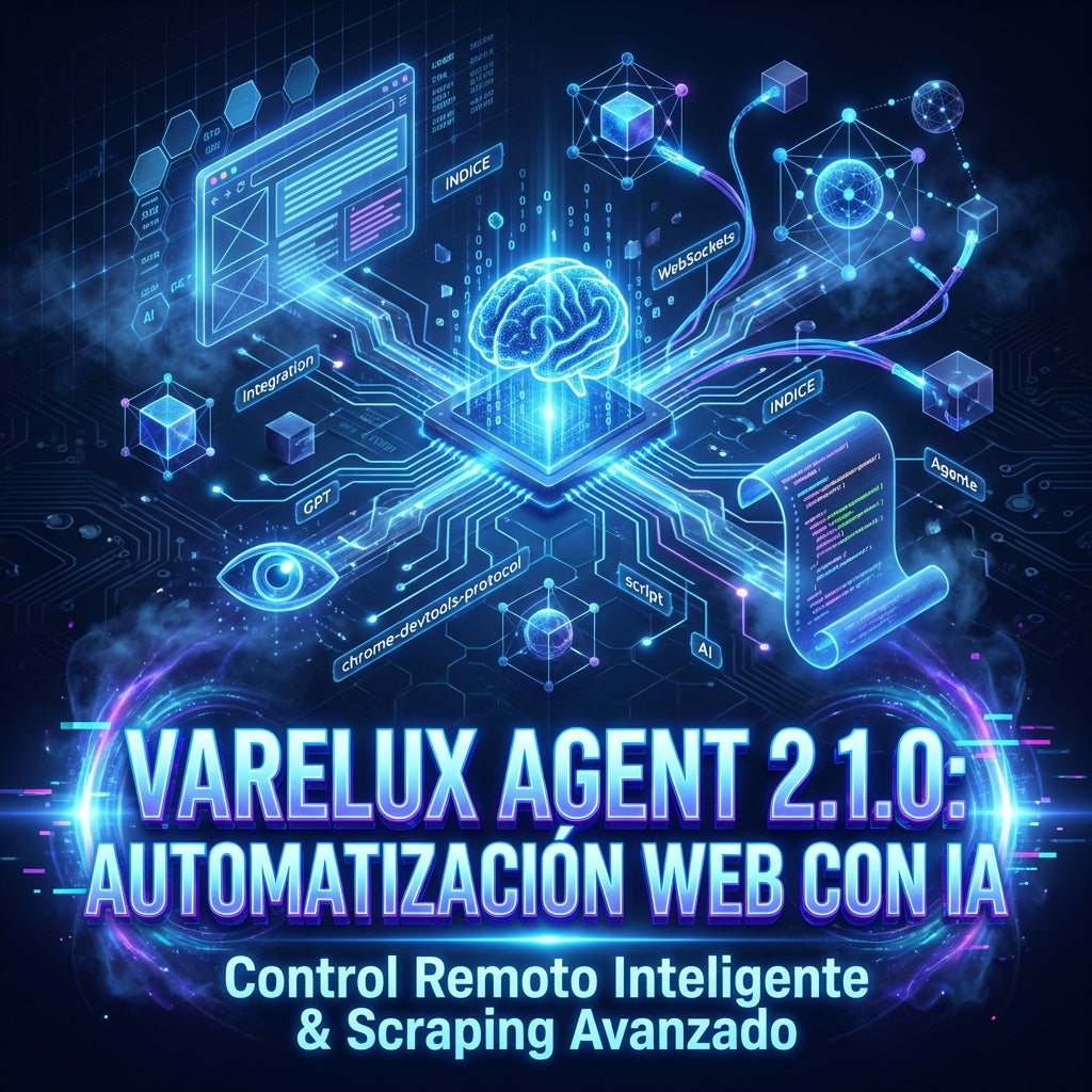 Varelux Agent 2.1.0: Automatización Web Inteligente con IA