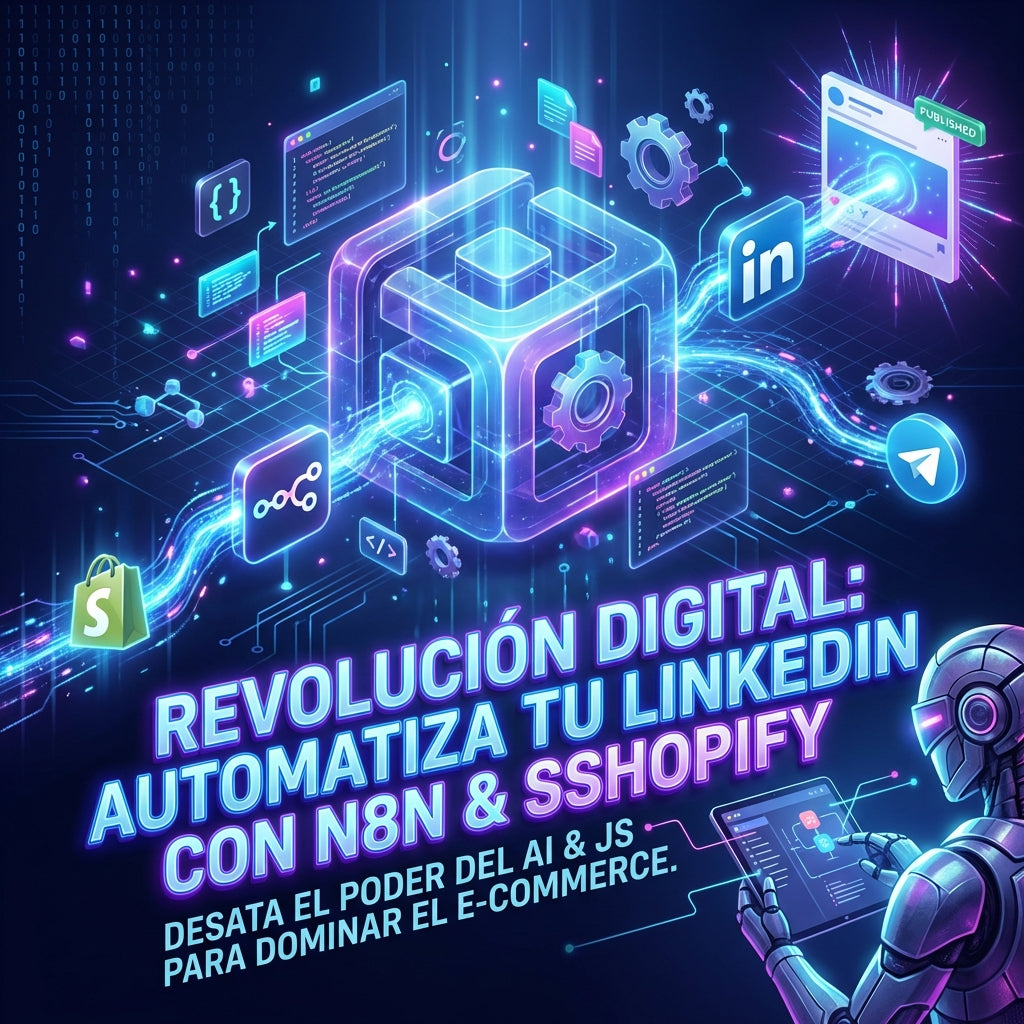 Automatiza tu Presencia en LinkedIn con n8n, Shopify y Telegram