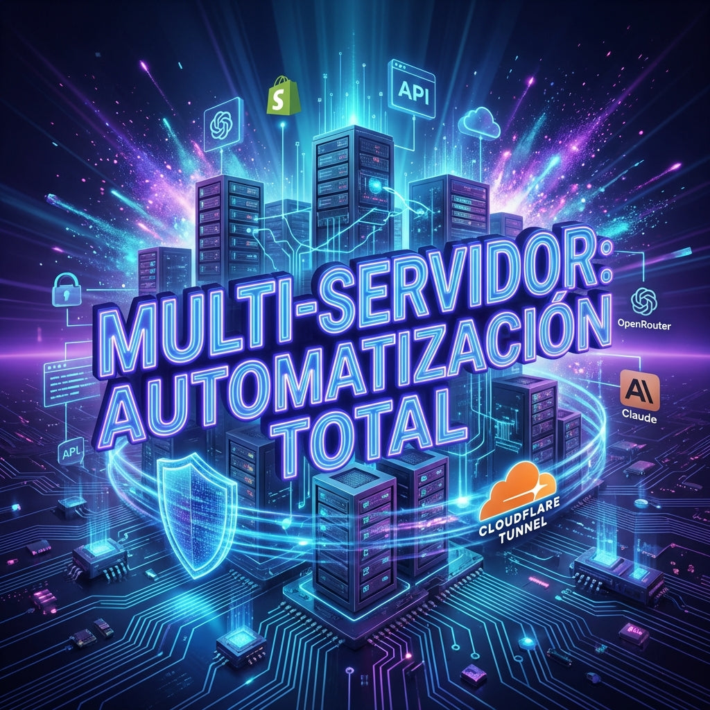 Arquitectura Multi-Servidor para Automatización y Deploy Continuo