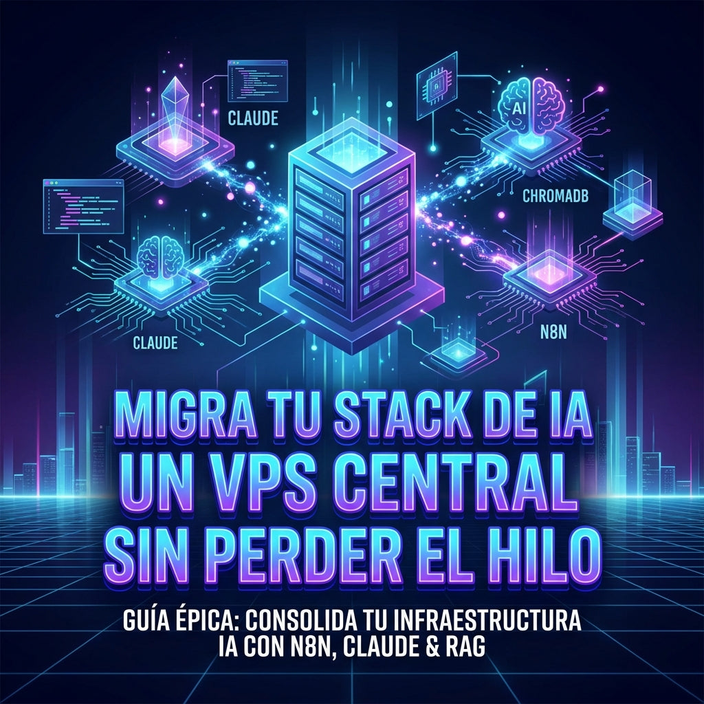 Cómo Migrar tu Stack de IA a un VPS Central sin Perder el Hilo
