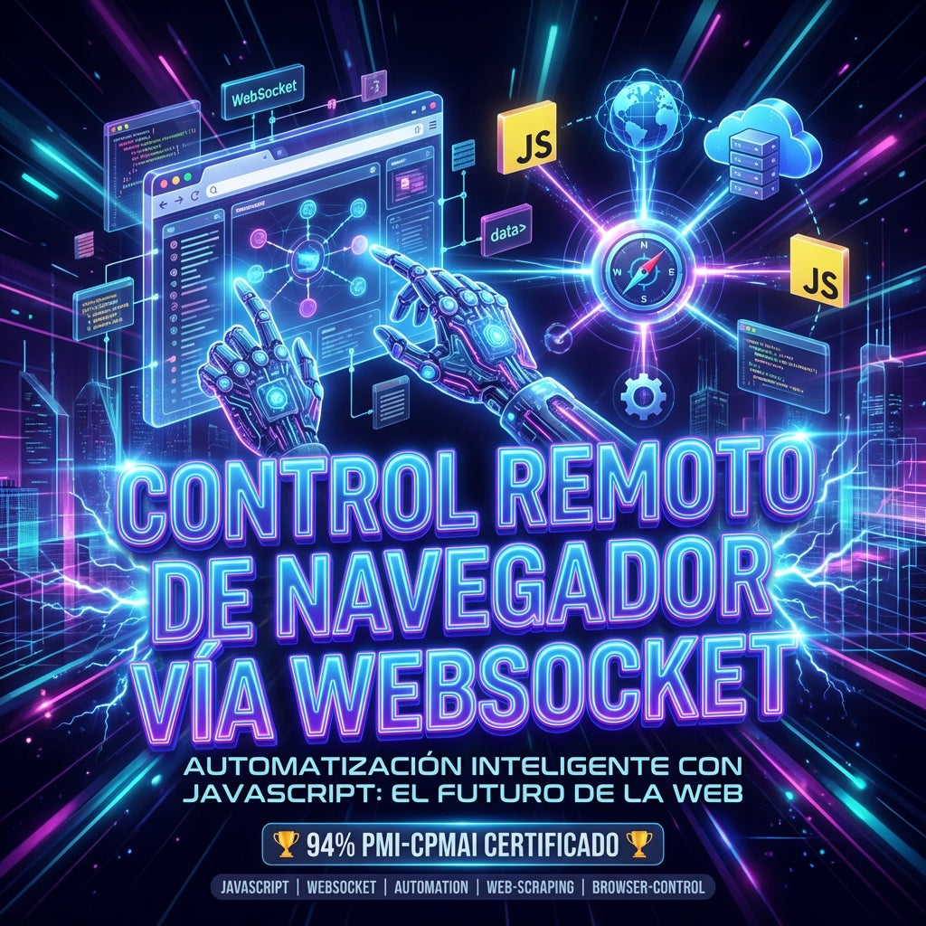 Control Remoto de Navegador vía WebSocket: Automatización Inteligente con JavaScript