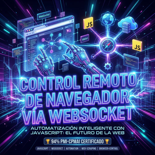 Control Remoto de Navegador vía WebSocket: Automatización Inteligente con JavaScript